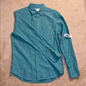 Old Navy Teal Slim Men’s Button Down